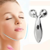 1 piece 3D manual roller massager, 2 pieces circular Y-shaped 360° rotating face, neck and full body relaxation device
