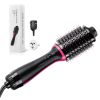 Hair Blow Dryer Brush, 4 in 1 Ionic Hair Styler and Volumizer with Electroplated Titanium & 2.56" Ceramic Coating Oval Barrel