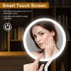 7.48In 5X Magnifying Lighted Makeup Mirror Dimmable Magnification Mirror With Lights Lighted Vanity Mirror with 3 Light Colors GPCT5248