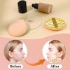 4 Pcs Korean Makeup Sponge Puff, Soft Teardrop Makeup Setting Powder Puff Cushion Foundation Sponge for Concealer, Liquid, Cream