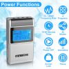 4 Channel TENS Unit with 8 Pads: 48 Modes & 20 Intensity Levels for Pain Relief & Muscle Training