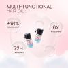Sipresa Splash'n Shine Hair Perfume Oil 9 Unique Scents in 1 Pack Natural Plant-based Oils 72H Long-Lasting Fragrance 36-PCs Travel Set  Haircare