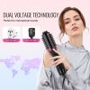 Hair Blow Dryer Brush, 4 in 1 Ionic Hair Styler and Volumizer with Electroplated Titanium & 2.56" Ceramic Coating Oval Barrel
