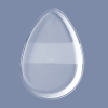 Transparent Puff Suitable for Skin Types - Anti-absorption Technology, Ultra-Soft Jelly Air Cushion, Wet and Dry Dual-Use Applicator for BB Cream